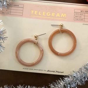Jewelry - Maude Resin Hoop Earrings Jewelry - Maude Resin Hoop Earrings